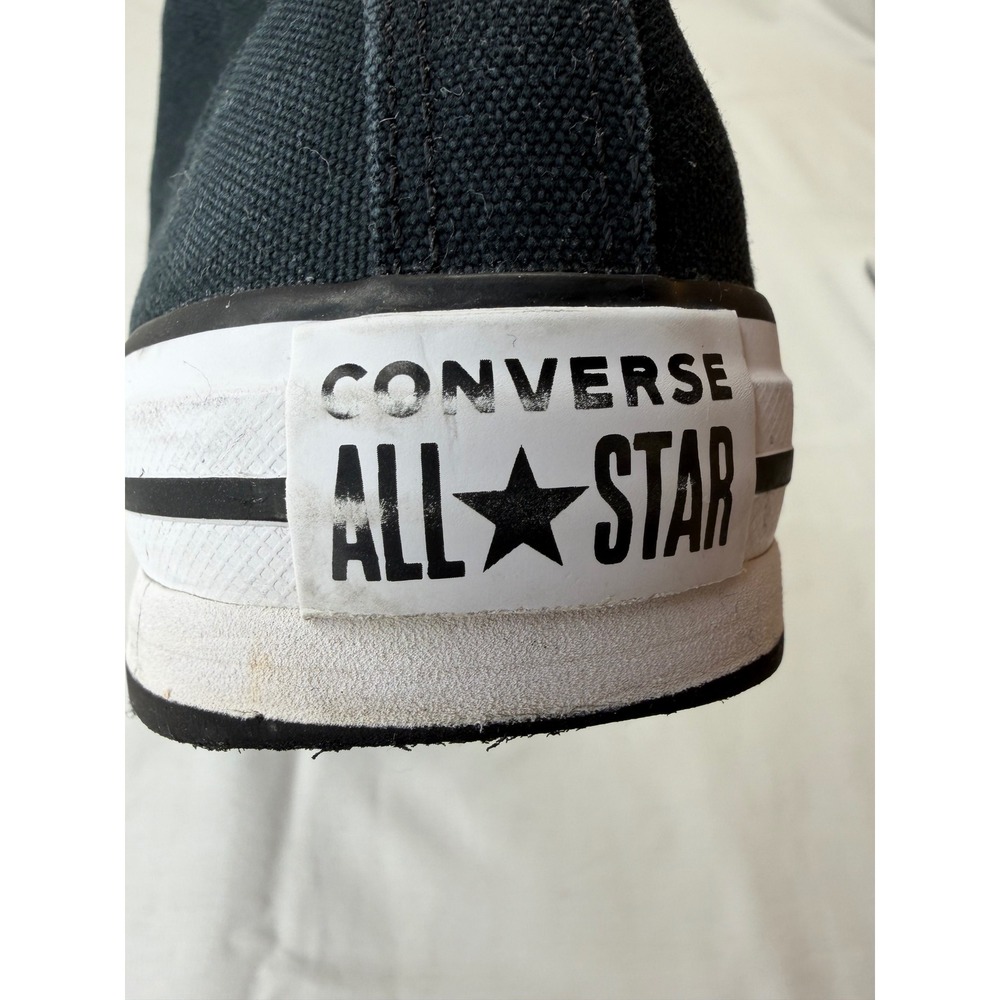 Converse Chuck Taylor All Star High Top Black Canvas Sneakers M7650 - Picture 15 of 16